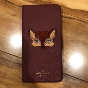 Kate Spade Folio Cellphone case IPhone 7&8 Plus